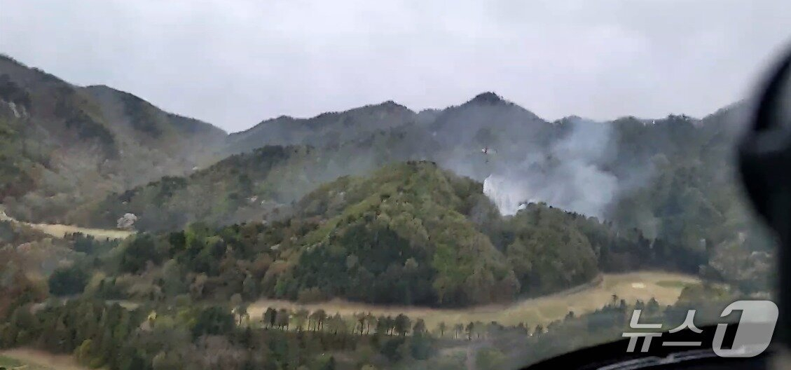 헬기 6대·차량 43대 투입...팔공산 화재, 92분만에 진화