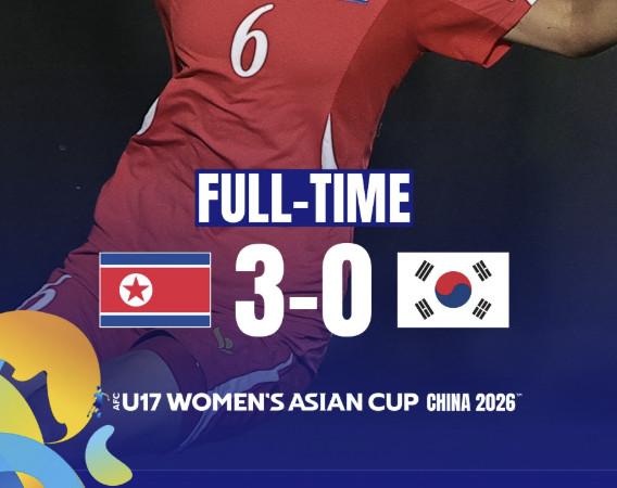 韓 축구, 남북대결 0-3 완패…U-17 여자아시안컵 조 1위 무산→8강 한·일...
