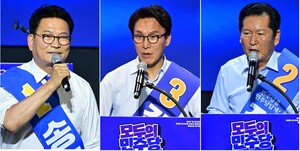 [민주당 전대] 정청래, 부울경서 김민석 꺾고 첫 승…당권 경쟁 '안갯속...