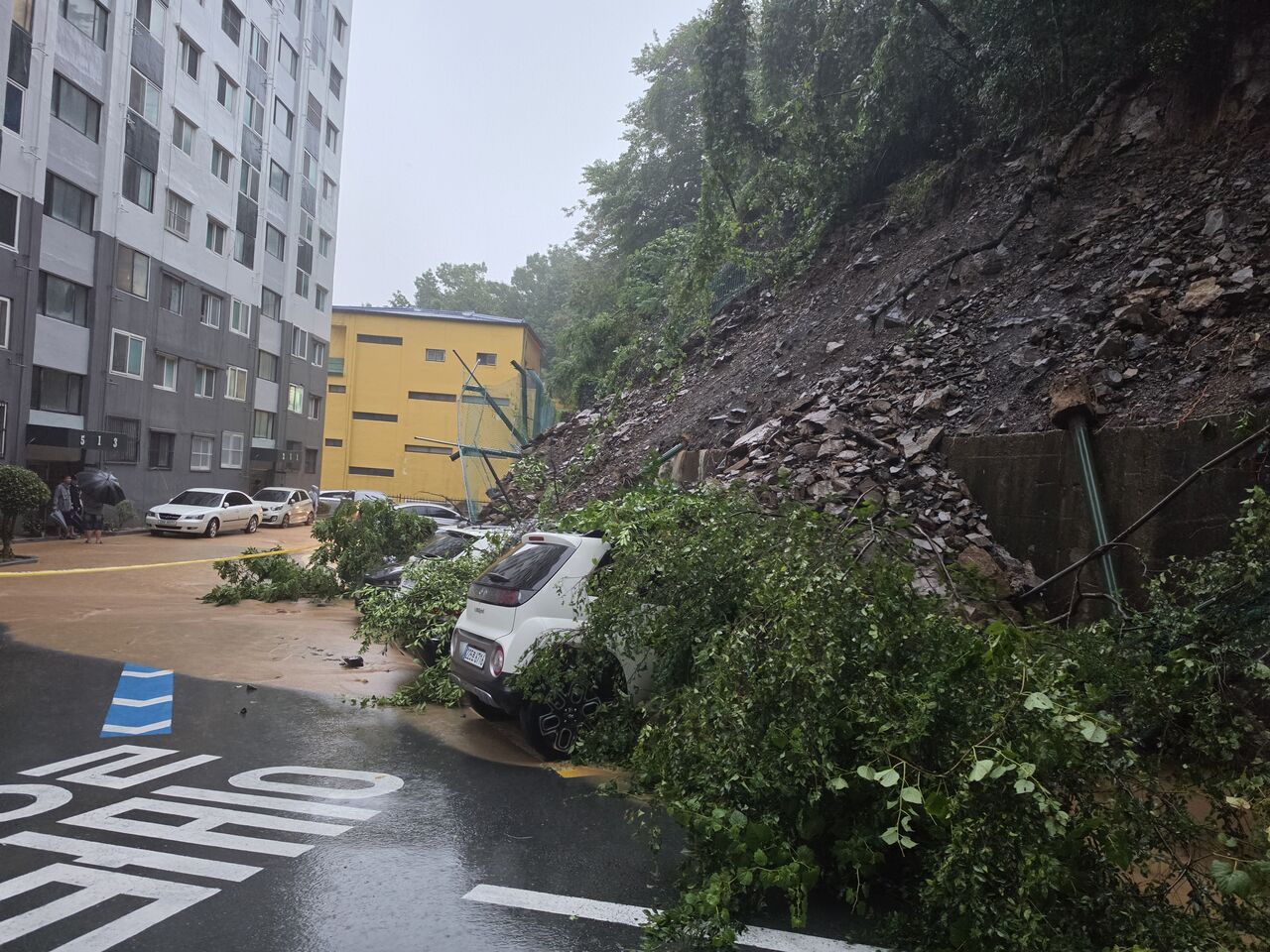 광복절 연휴 폭우…남부지방 곳곳에서 피해