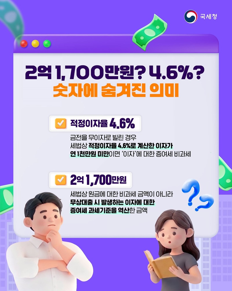 증여세 비과세와 과세 여부를 가르는 객관적 증빙 카드뉴스