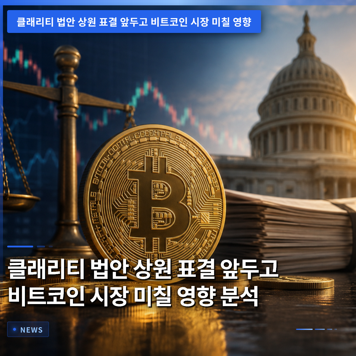 クラーリティ法案の上院採決を前に、ビットコイン市場に与える影響を分析 クラーリティ法案の上院採決を前に、ビットコイン市場に与える影響を分析