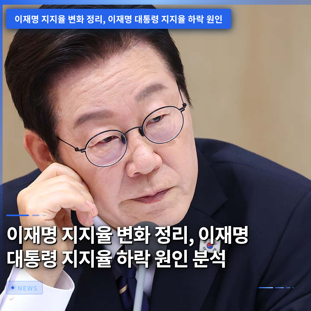 Analysis of Changes in President Lee Jae-myung's Approval Rating and Causes of the Decline Analysis of Changes in President Lee Jae-myung's Approval Rating and Causes of the Decline