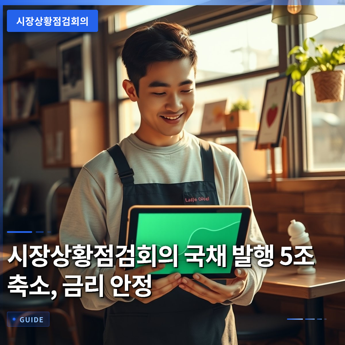 시장상황점검회의 국채 발행 5조 축소, 금리 안정