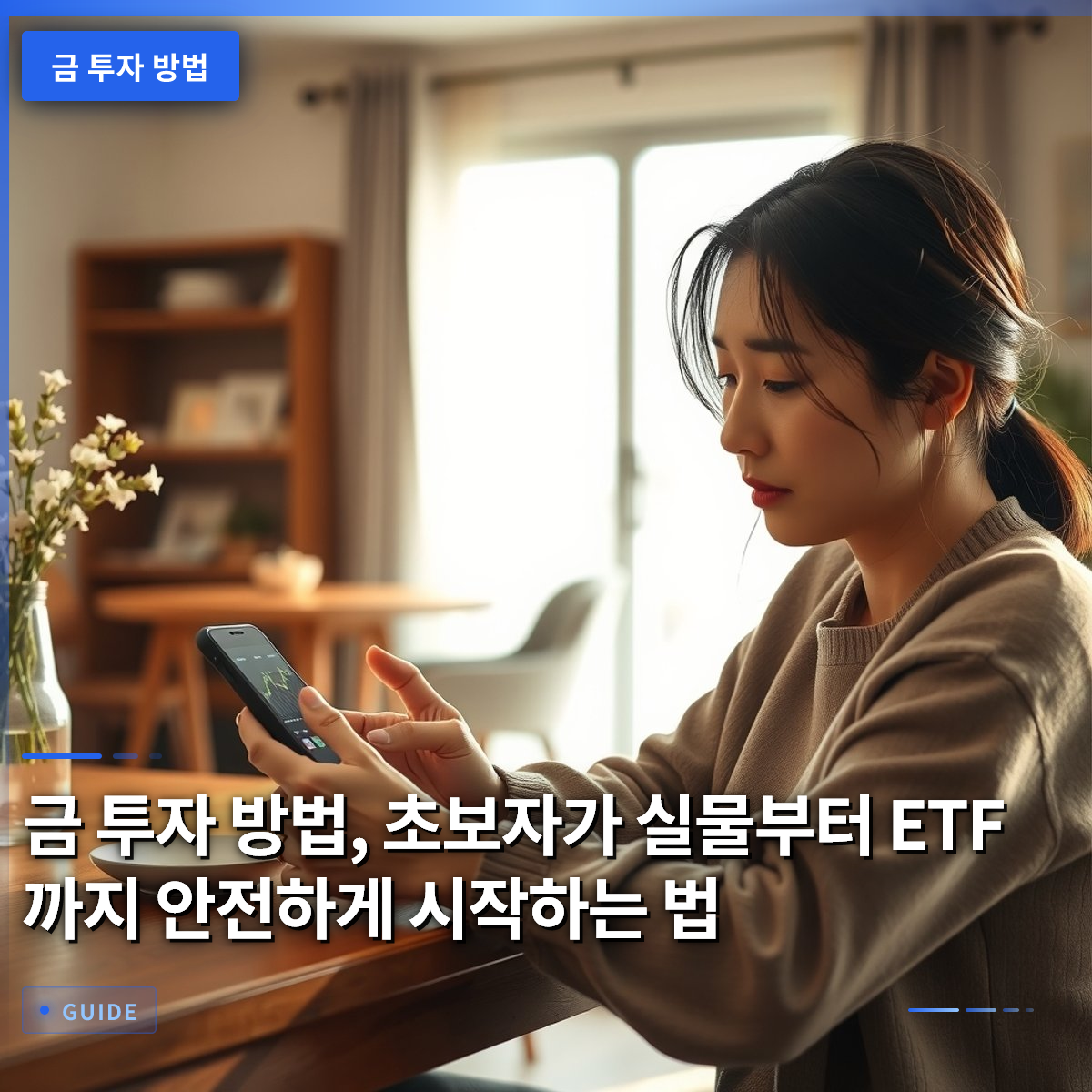 금 투자 방법, 초보자가 실물부터 ETF까지 안전하게 시작하는 법