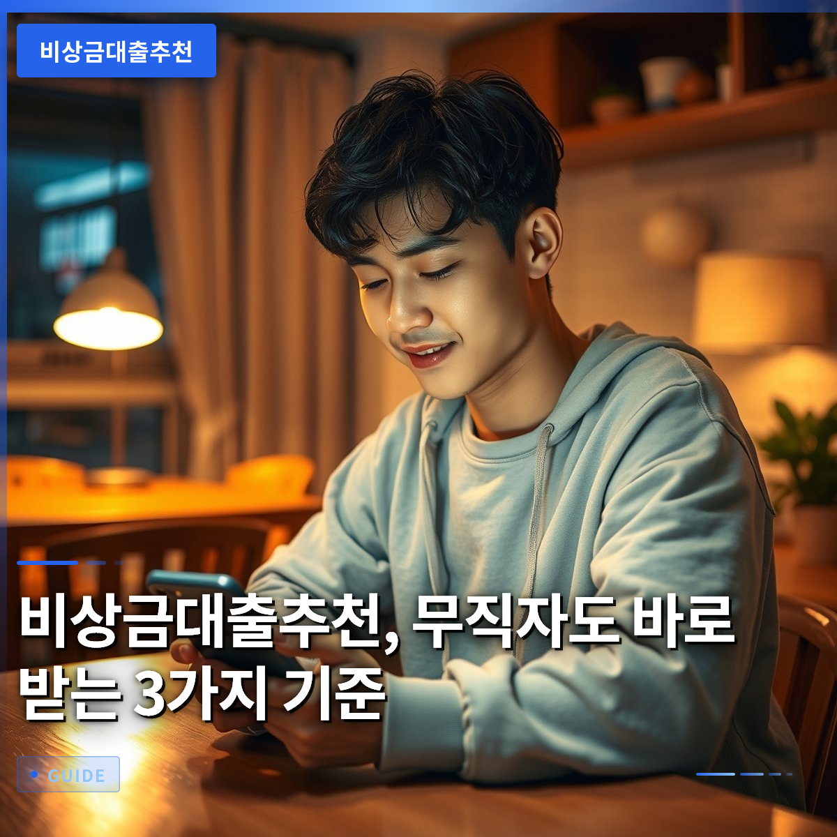 비상금대출추천, 무직자도 바로 받는 3가지 기준