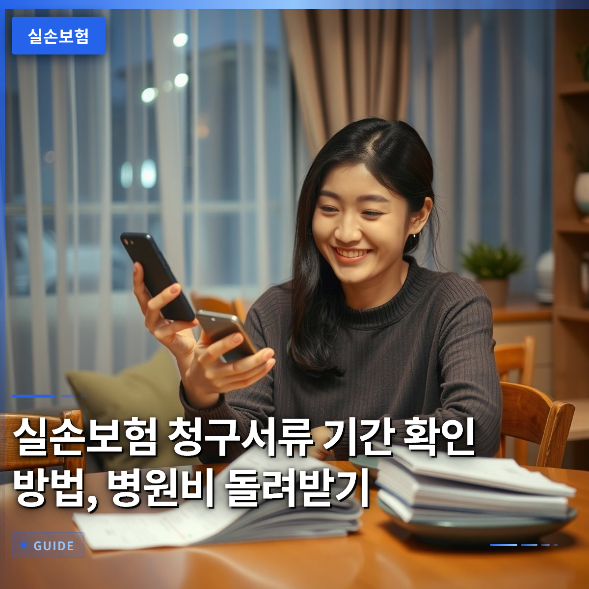 실손보험 청구서류 기간 확인 방법, 병원비 돌려받기