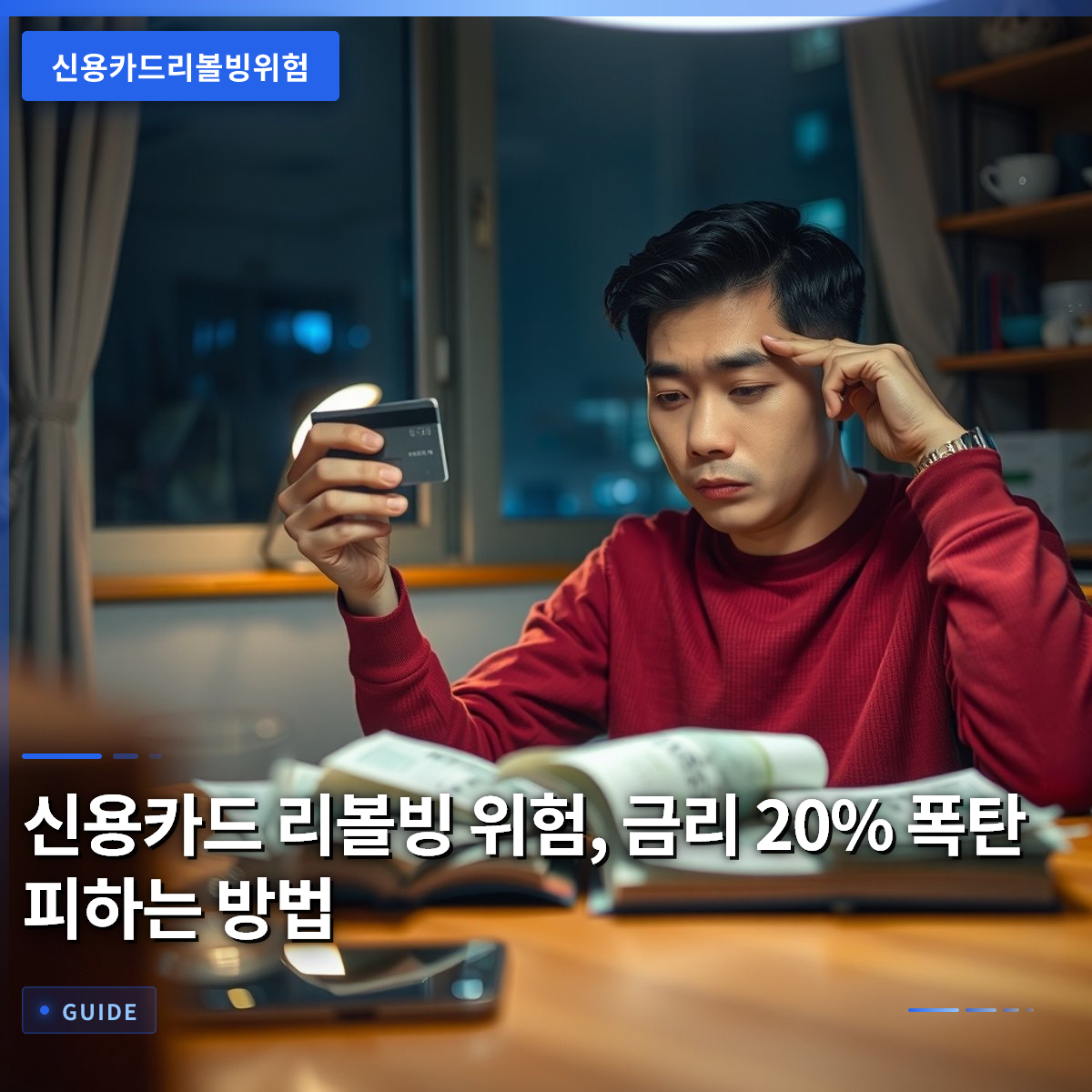 신용카드 리볼빙 위험, 금리 20% 폭탄 피하는 방법