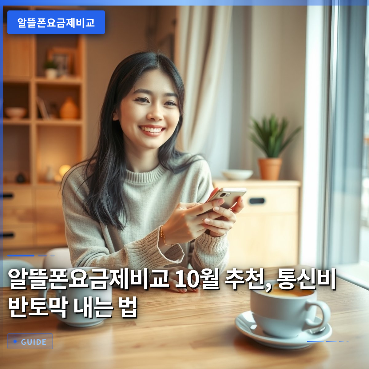 알뜰폰요금제비교 10월 추천, 통신비 반토막 내는 법