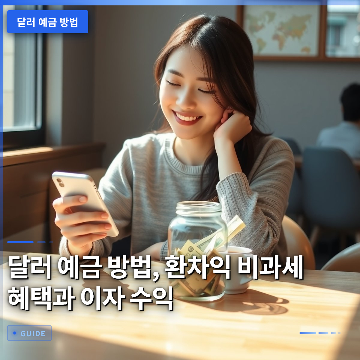 달러 예금 방법, 환차익 비과세 혜택과 이자 수익
