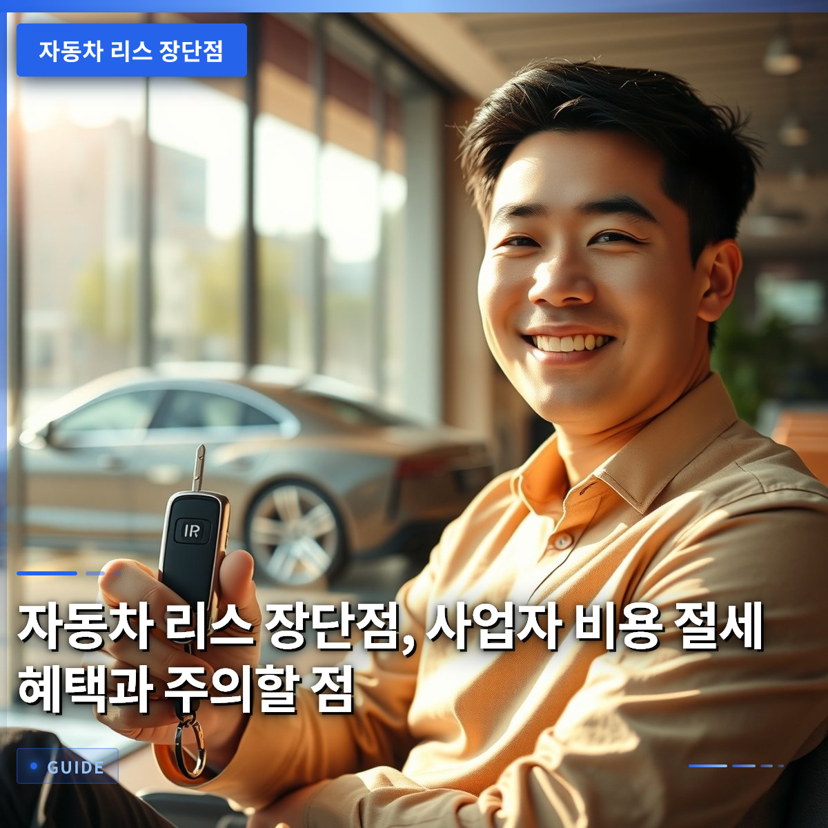 자동차 리스 장단점, 사업자 비용 절세 혜택과 주의할 점
