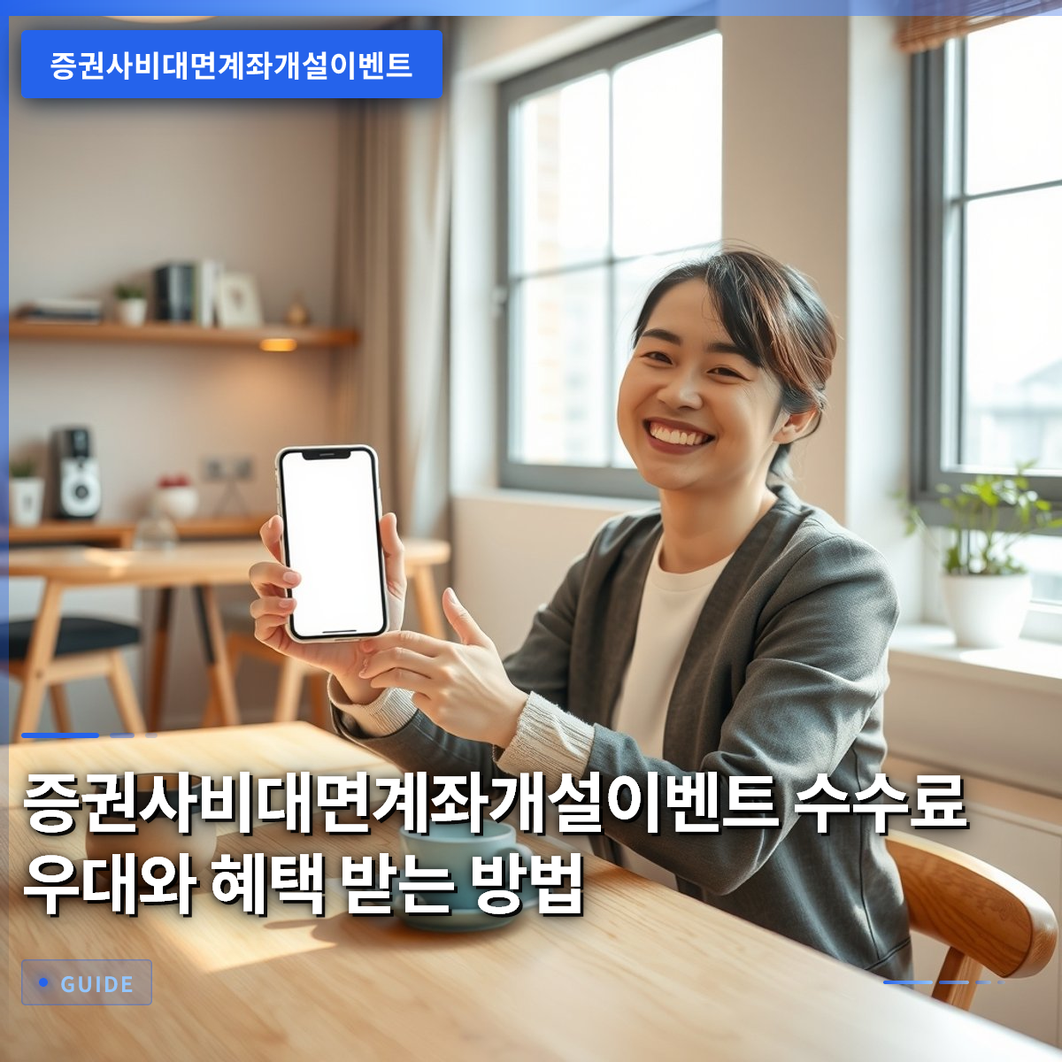 증권사비대면계좌개설이벤트 수수료 우대와 혜택 받는 방법