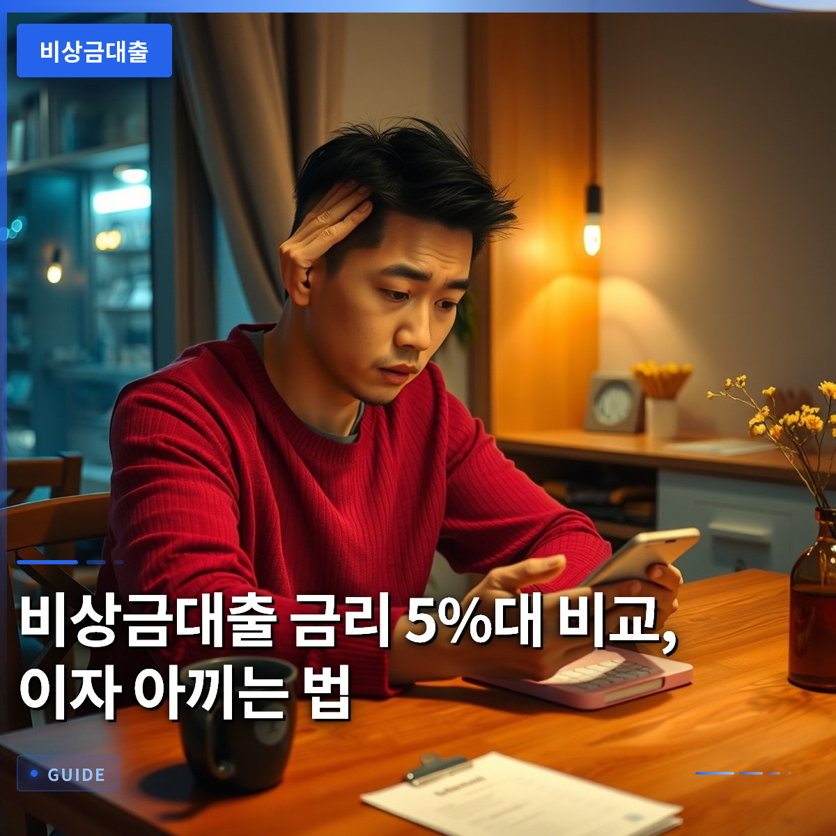 비상금대출 금리 5%대 비교, 이자 아끼는 법