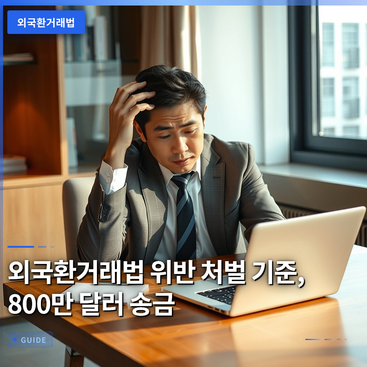 외국환거래법 위반 처벌 기준, 800만 달러 송금