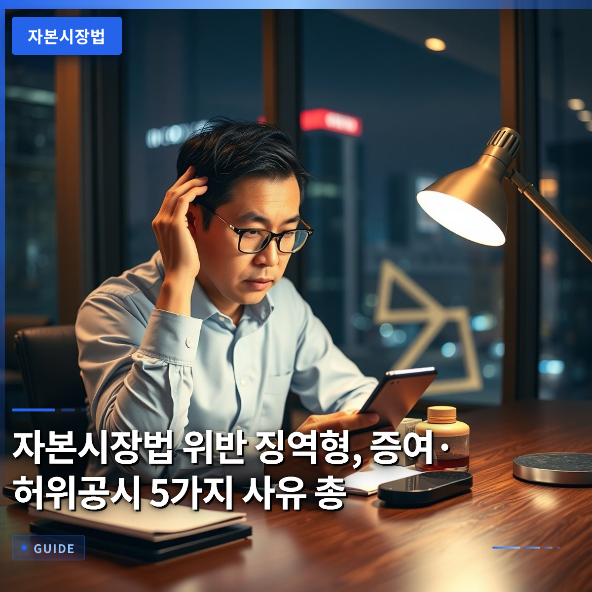 자본시장법 위반 징역형, 증여·허위공시 5가지 사유 총