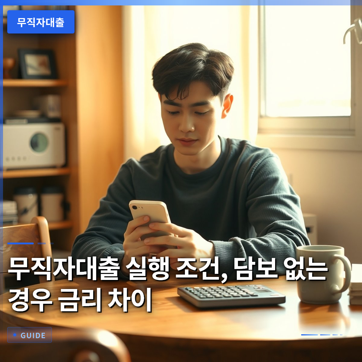 무직자대출 실행 조건, 담보 없는 경우 금리 차이 무직자대출 실행 조건, 담보 없는 경우 금리 차이