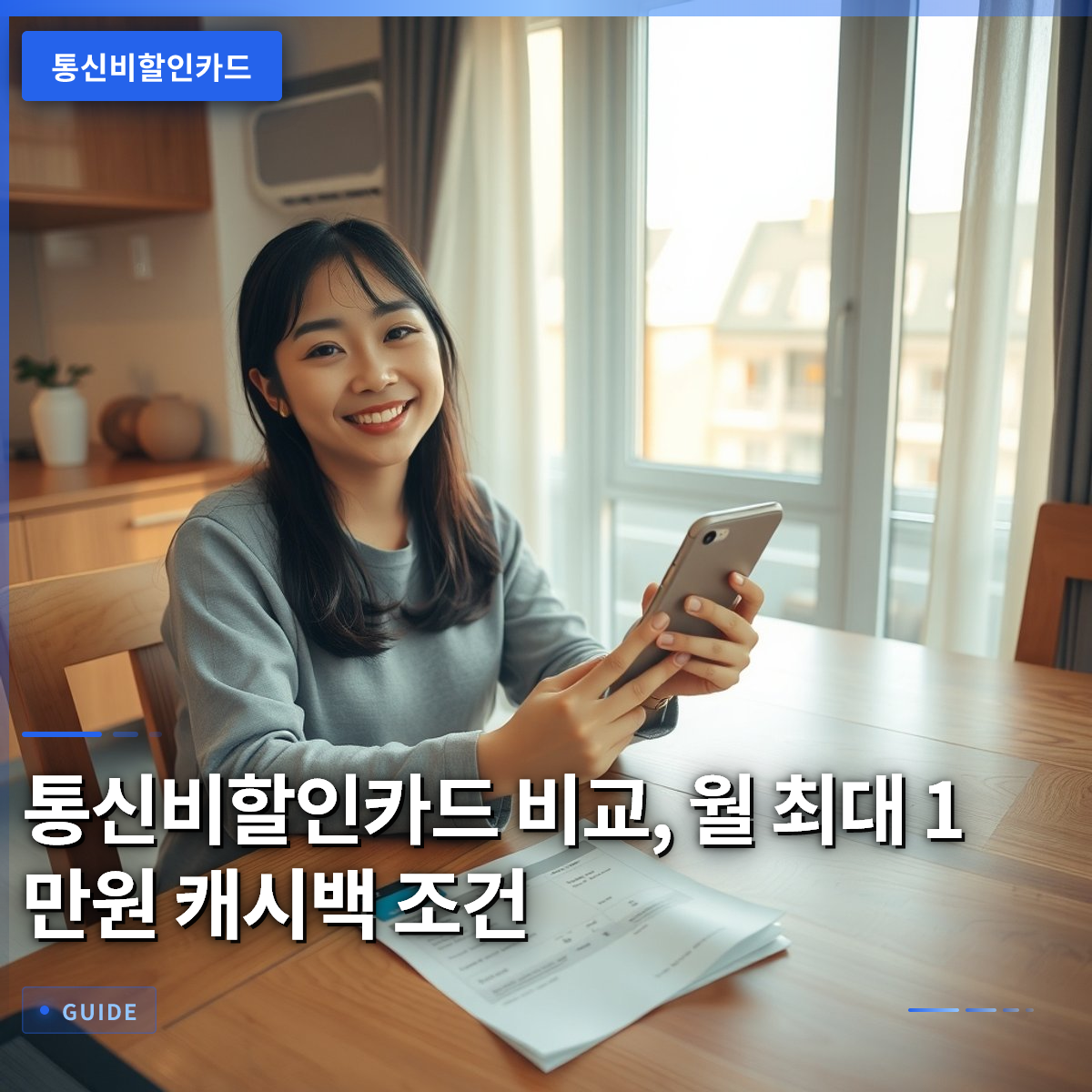 통신비할인카드 비교, 월 최대 1만원 캐시백 조건
