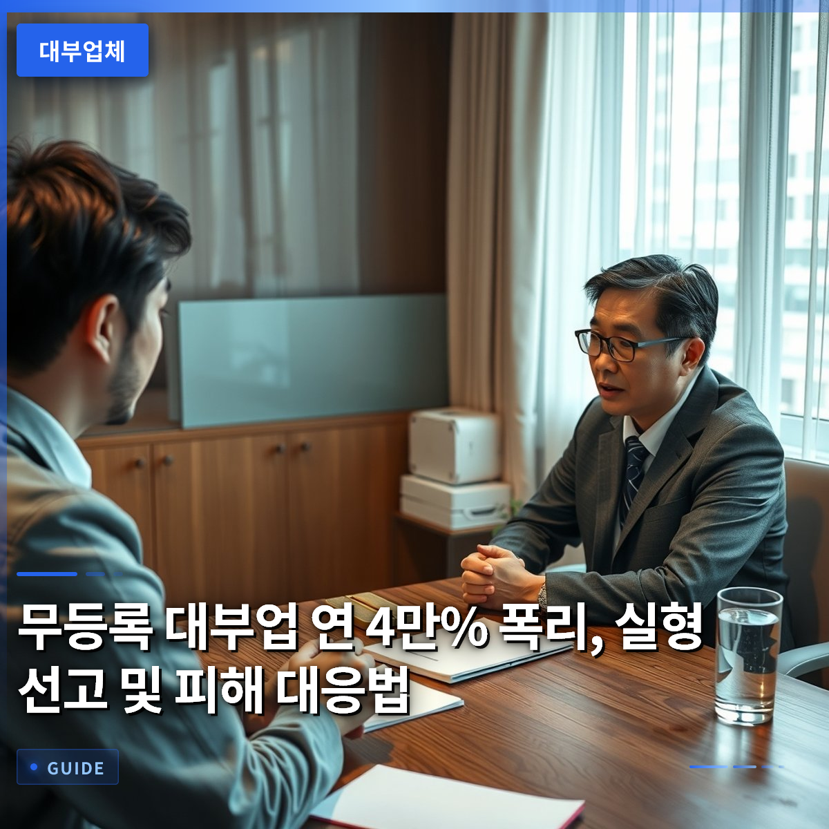무등록 대부업 연 4만% 폭리, 실형 선고 및 피해 대응법 무등록 대부업 연 4만% 폭리, 실형 선고 및 피해 대응법