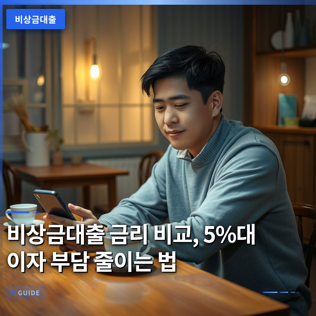 비상금대출 금리 비교, 5%대 이자 부담 줄이는 법