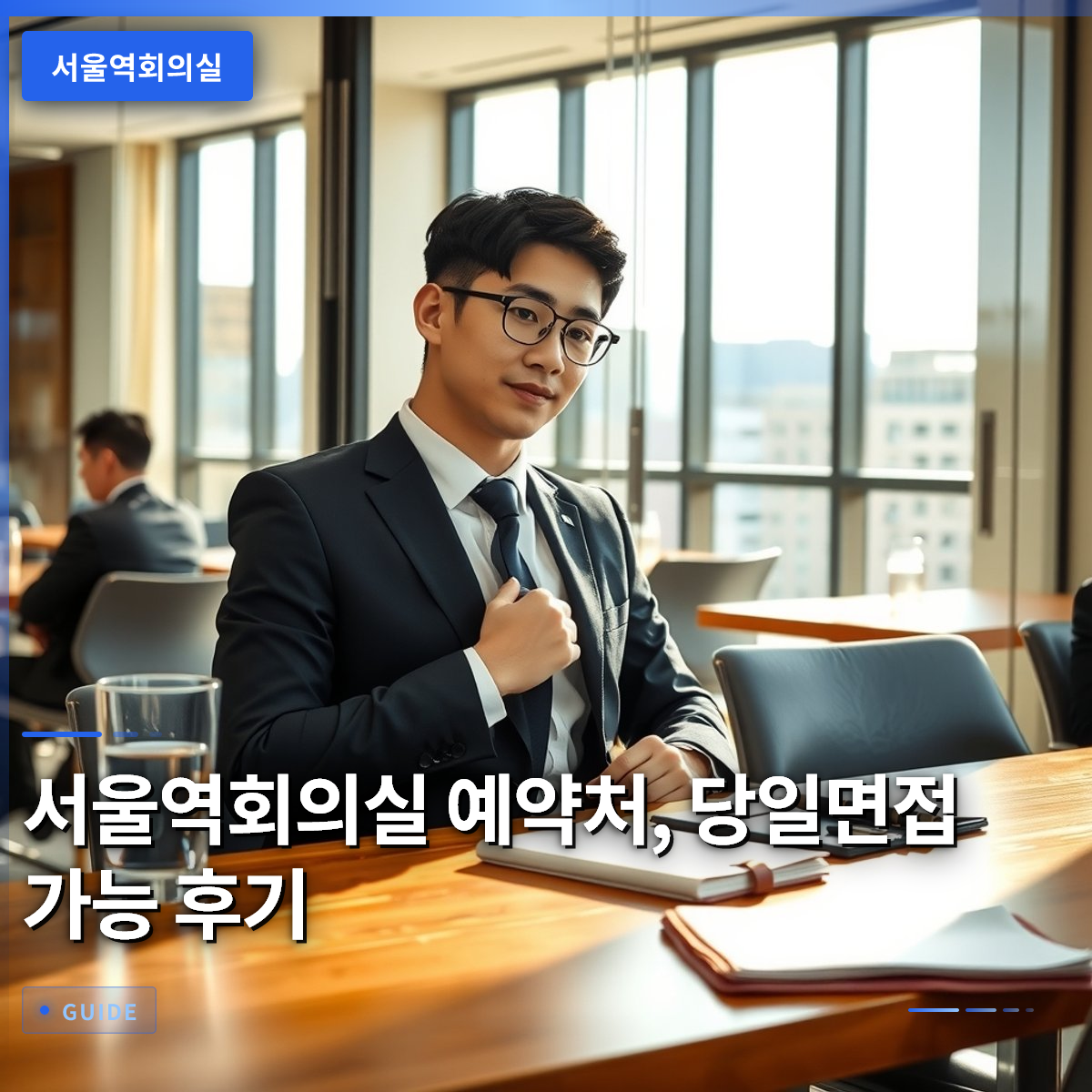 서울역회의실 예약처, 당일면접 가능 후기
