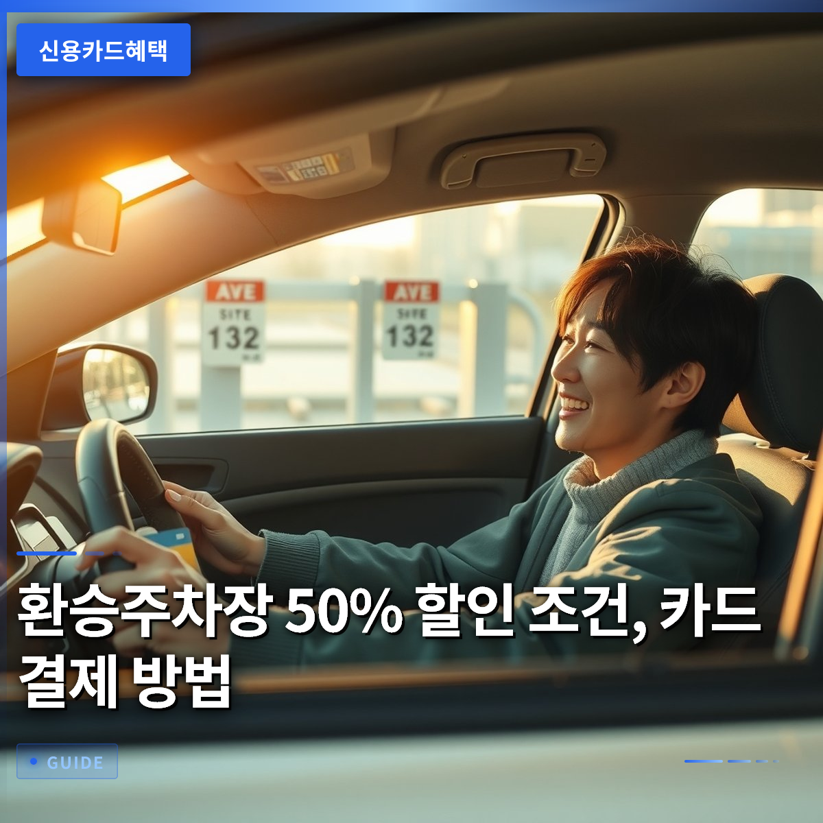 환승주차장 50% 할인 조건, 카드 결제 방법