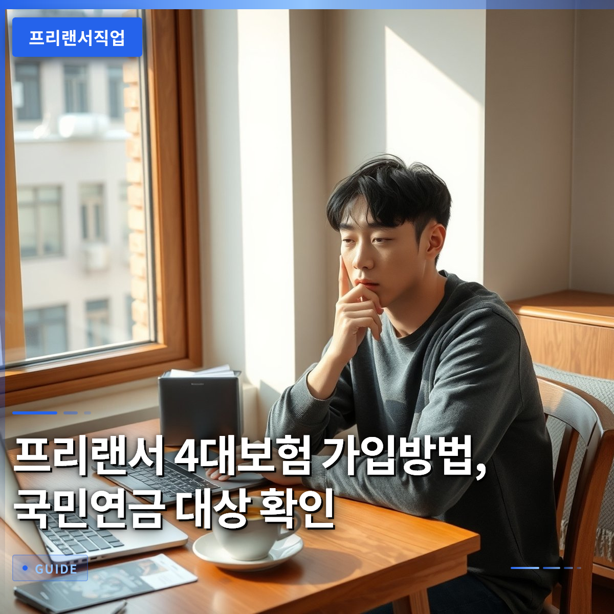 프리랜서 4대보험 가입방법, 국민연금 대상 확인