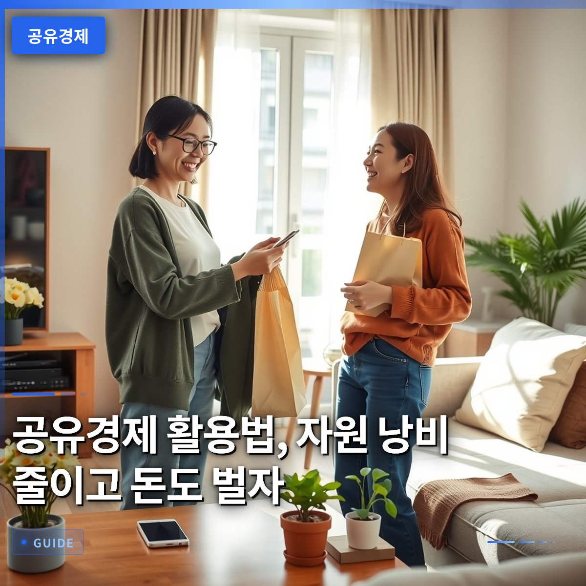 공유경제 활용법, 자원 낭비 줄이고 돈도 벌자