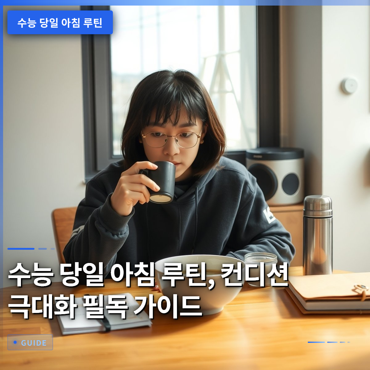 수능 당일 아침 루틴, 컨디션 극대화 필독 가이드