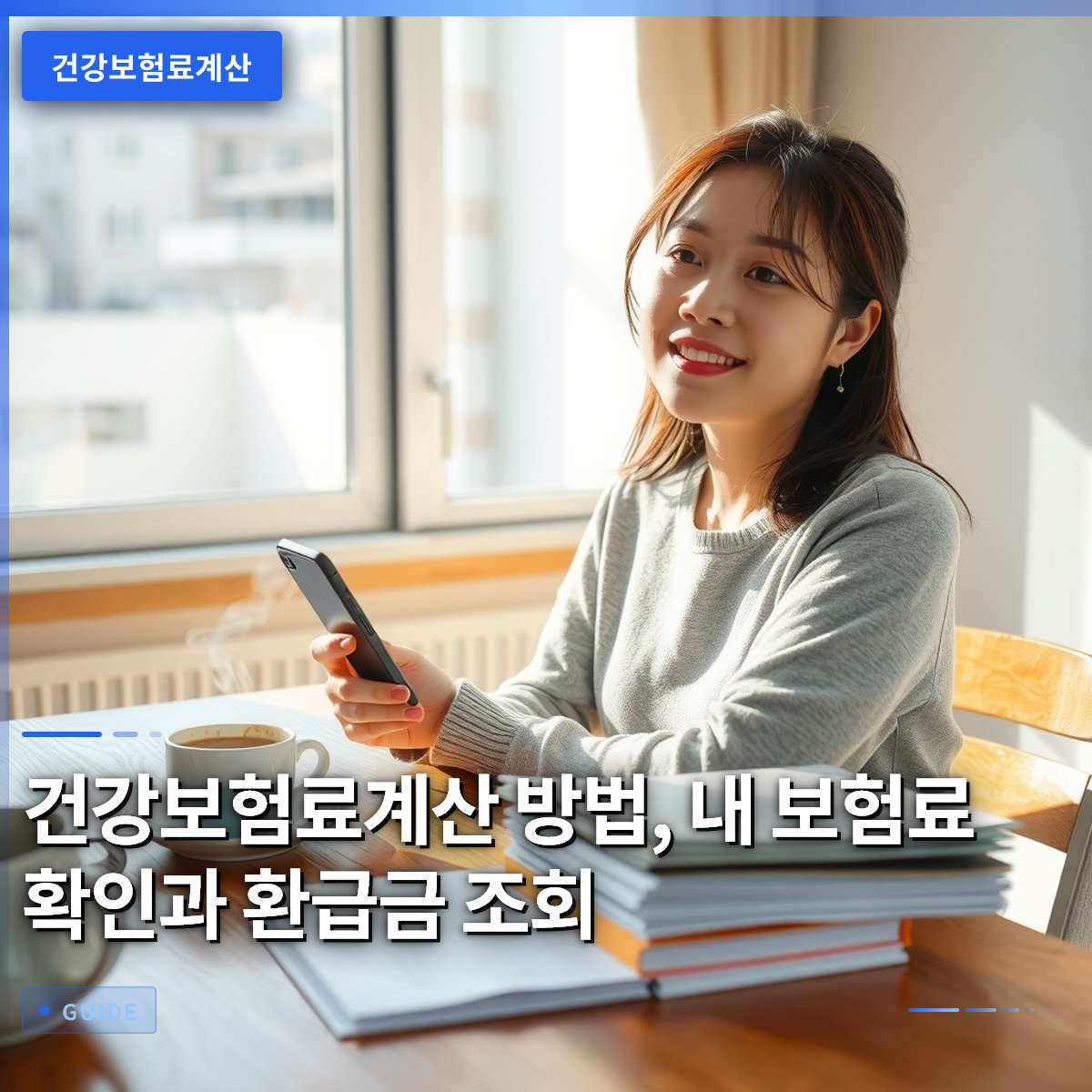 건강보험료계산 방법, 내 보험료 확인과 환급금 조회