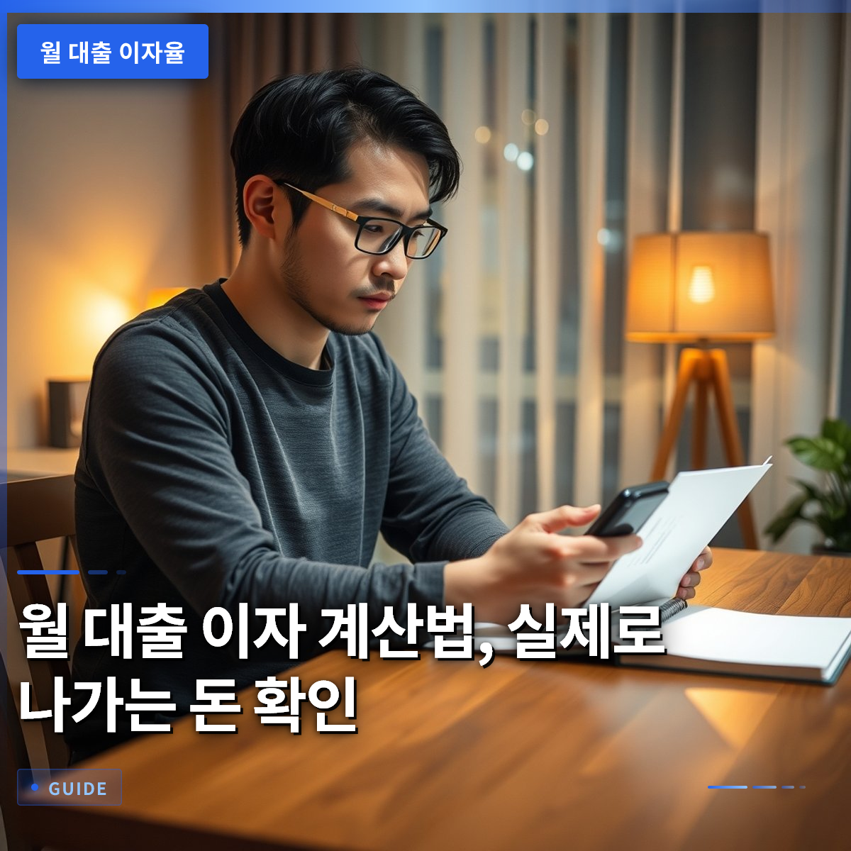 월 대출 이자 계산법, 실제로 나가는 돈 확인 월 대출 이자 계산법, 실제로 나가는 돈 확인