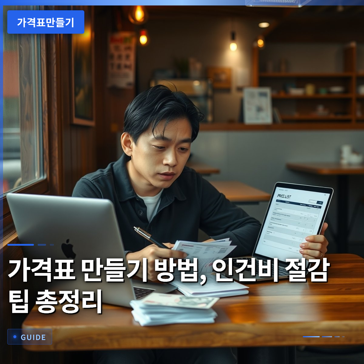 가격표 만들기 방법, 인건비 절감 팁 총정리
