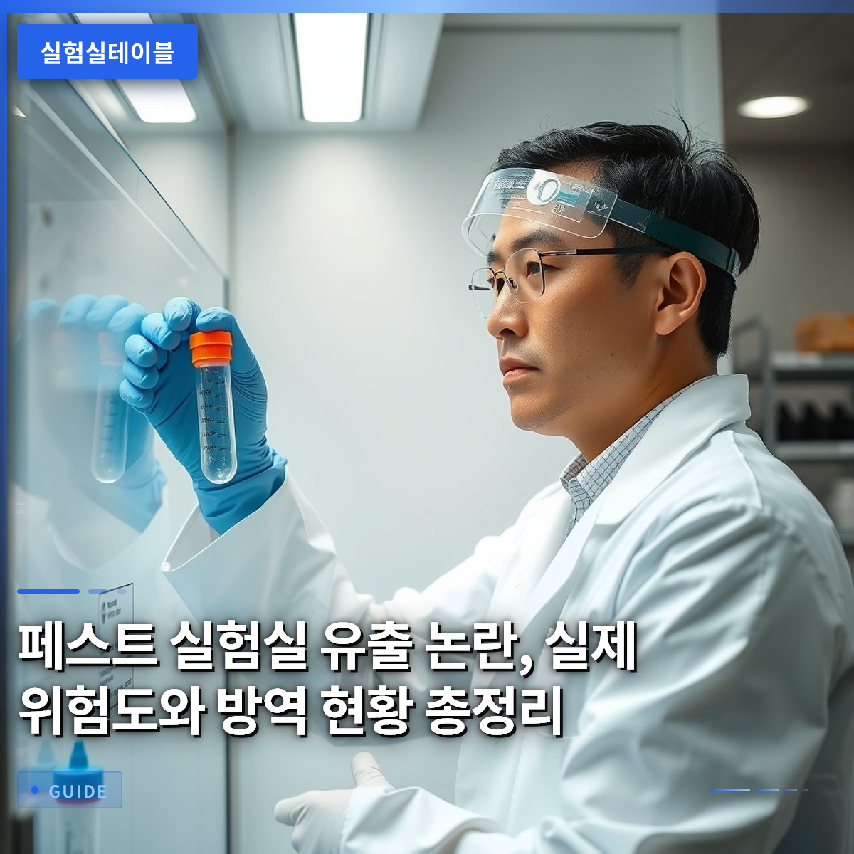 페스트 실험실 유출 논란, 실제 위험도와 방역 현황 총정리