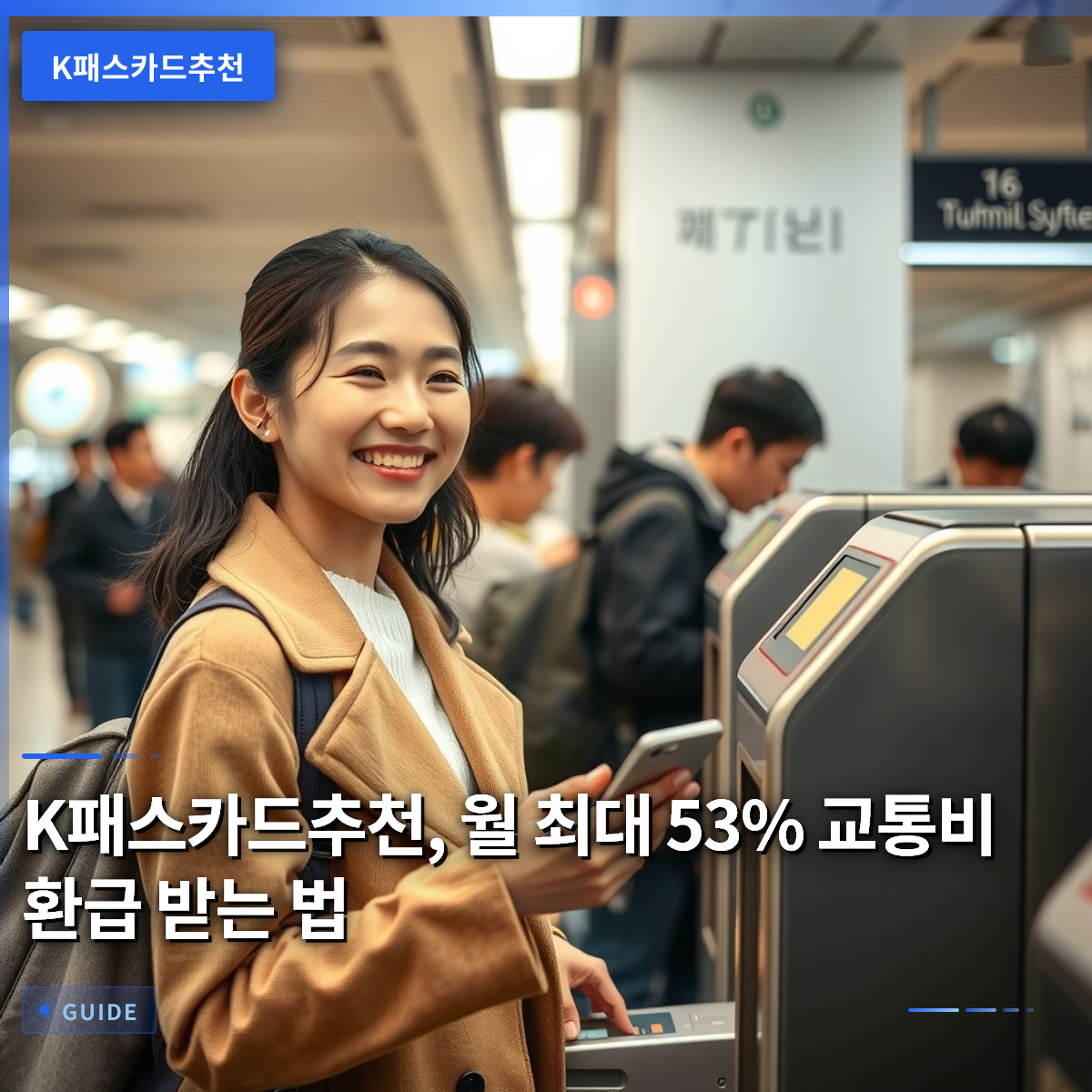 K패스카드추천, 월 최대 53% 교통비 환급 받는 법