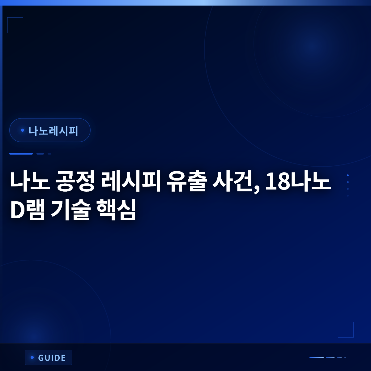 나노 공정 레시피 유출 사건, 18나노 D램 기술 핵심 나노 공정 레시피 유출 사건, 18나노 D램 기술 핵심