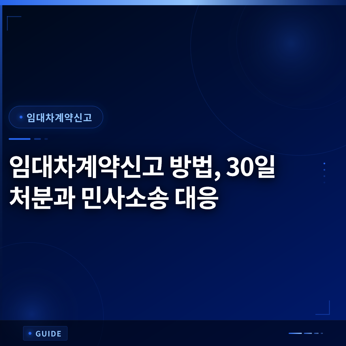 임대차계약신고 방법, 30일 처분과 민사소송 대응