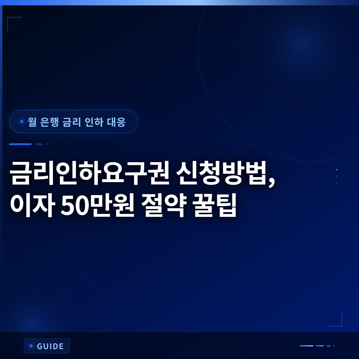 금리인하요구권 신청방법, 이자 50만원 절약 꿀팁