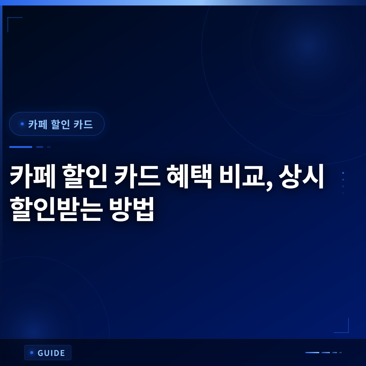 카페 할인 카드 혜택 비교, 상시 할인받는 방법